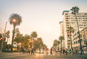 visiting santa monica