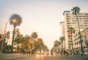 visiting santa monica