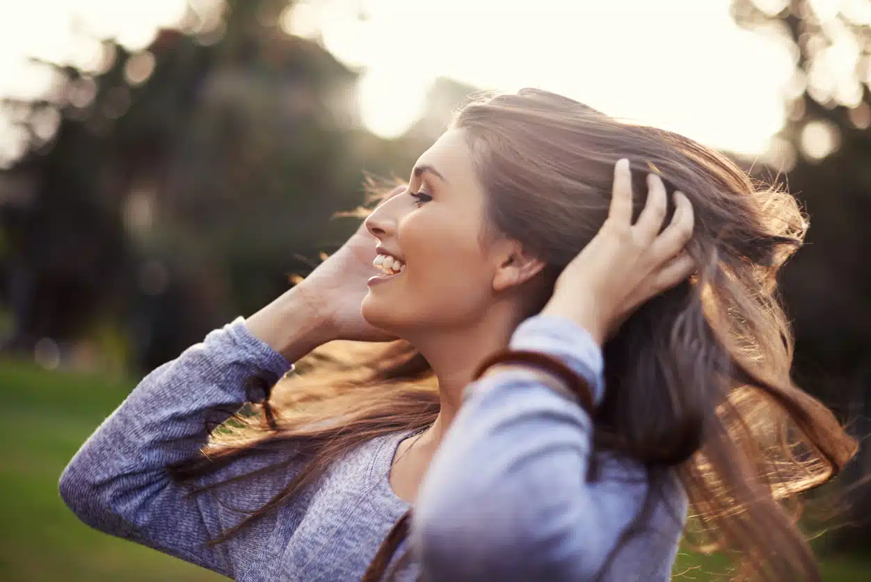Healthy hair for mature women