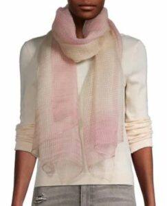 Saachi Border Silk-Blend Scarf