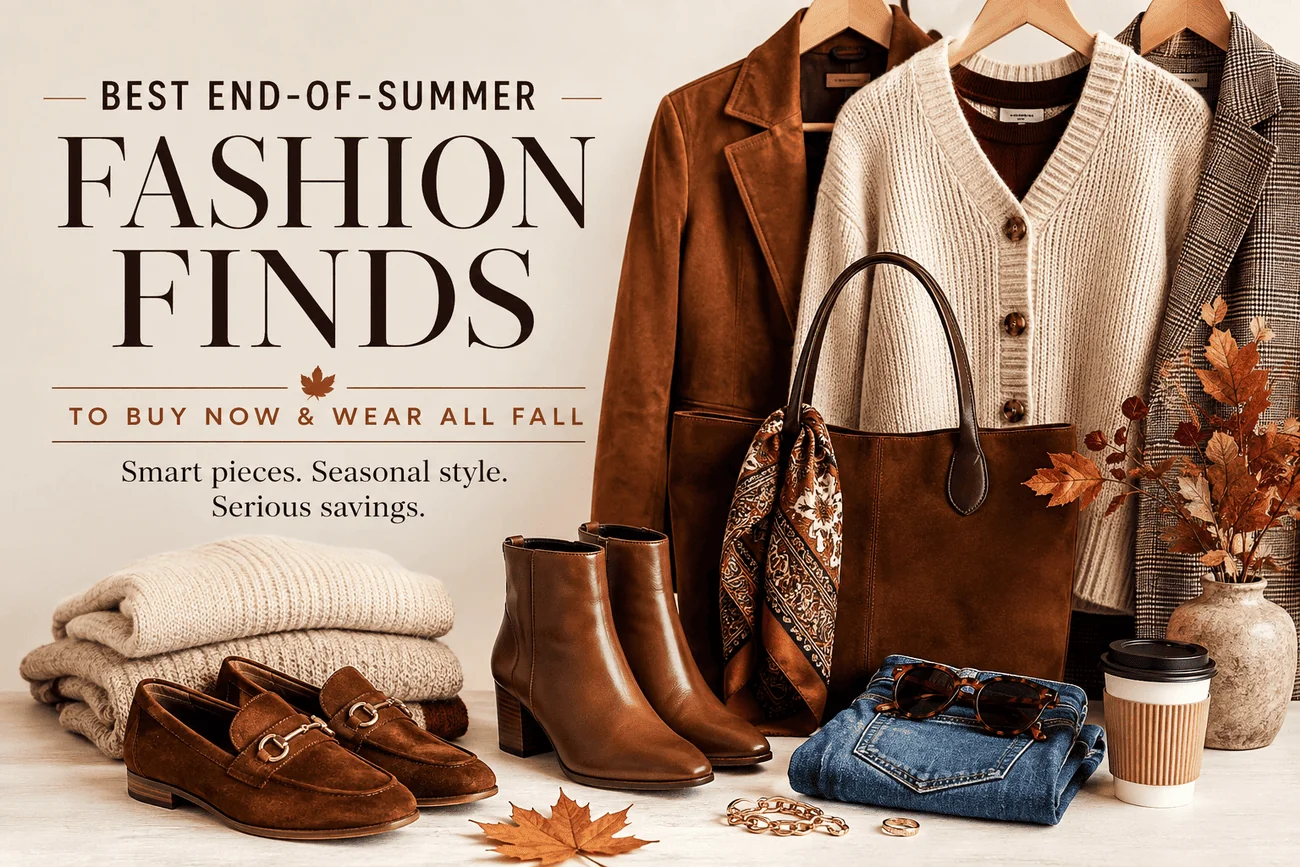SALE: End of Summer Fashion Finds for Transitioning to Fall