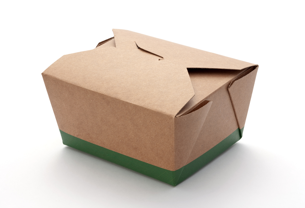 To-go box to avoid overeating