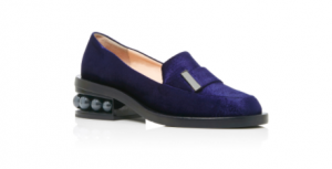 Nicholas Kirkwood - Casati Embellished Velvet Loafers