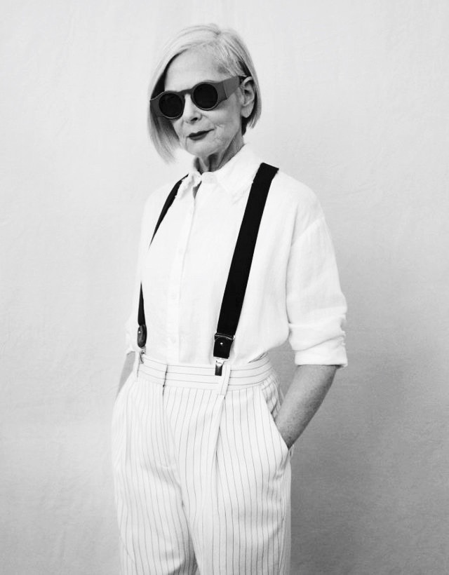 Accidental Icon Lyn Slater lyn slater for mango women over 60