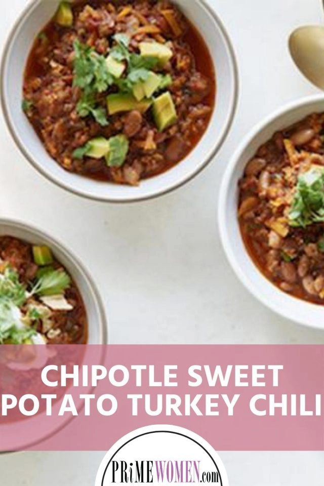 Chipotle Turkey Chili with Sweet Potatoes