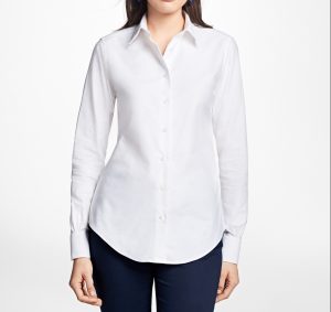 Classic-Fit Supima® Cotton Oxford Forward-Point Shirt