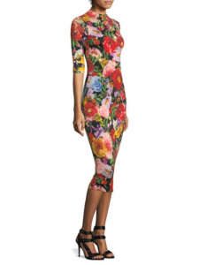 Delora Mockneck Dress