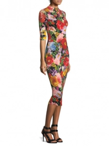 Delora Mockneck Dress
