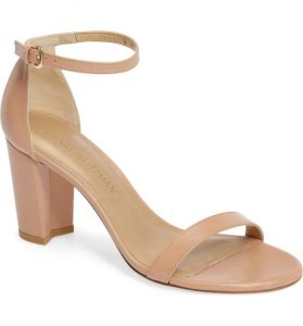 NearlyNude Ankle Strap Sandal