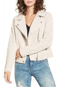 Suede Moto Jacket