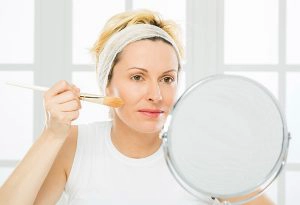 makeup regimen