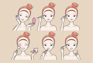 makeup steps