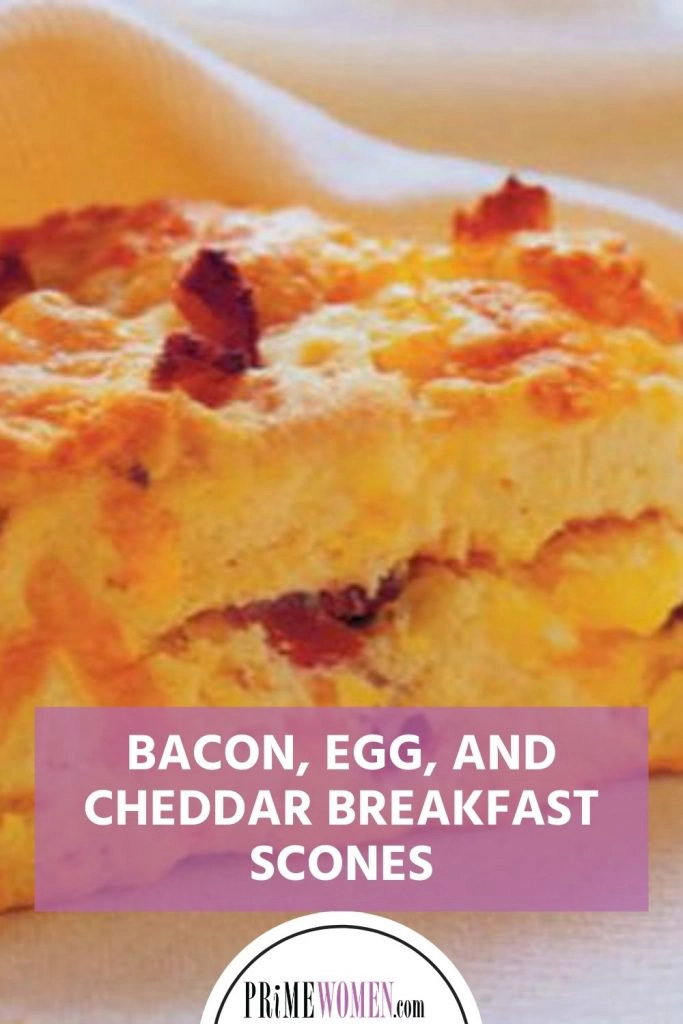 BACON, EGG, AND CHEDDAR BREAKFAST SCONES recipe
