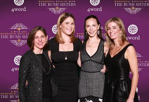 Diane Paddison Charity Wallace with Bush Sisters