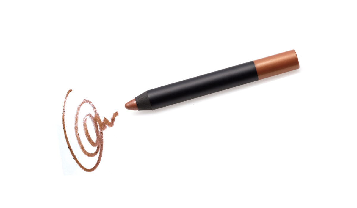 Cosmetic pencil and stroke -- Eyeshadow Application Tips for Older Women