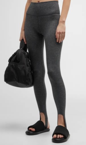 Terez Dark Heathered Gray TLC Stirrup Leggings $93.00 (was $124.00)