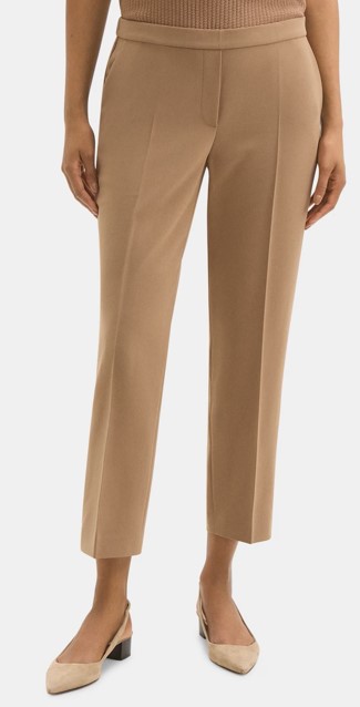 Theory Cropped Slim Pull-On Pant in Crepe (5 colors) $146.25 (was $325.00)