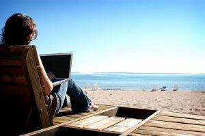 to work remotely