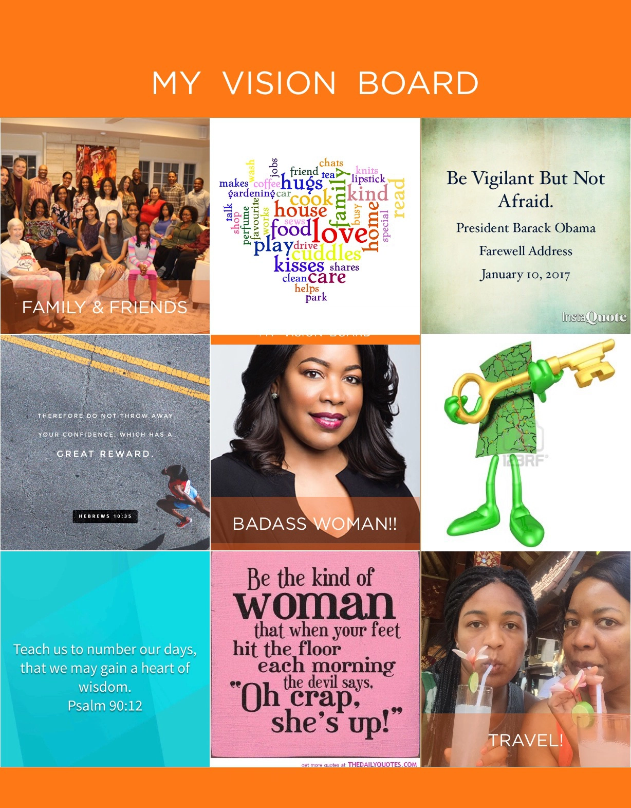 Make a tech vision board