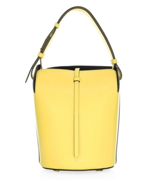 Burberry Small Supple Leather Bucket Bag