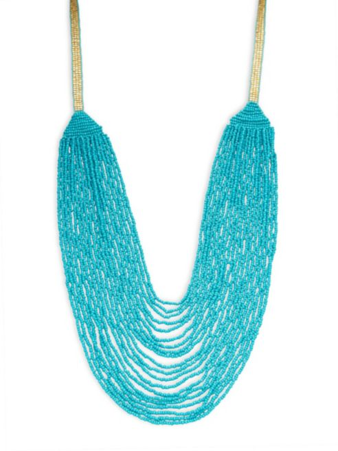 Design Lab Lord & Taylor Long Beaded Necklace