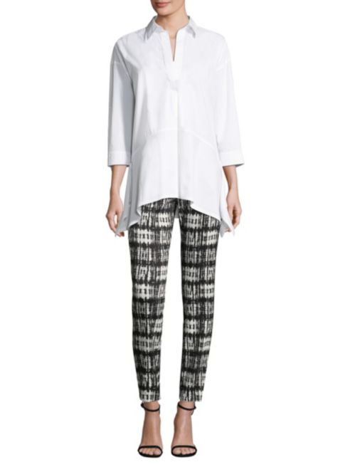 Donna Karan New York Trapeze Cotton Top