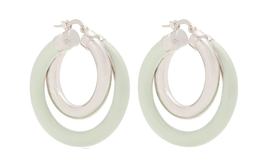 Peter Pilotto Medium Double-Hoop Earrings