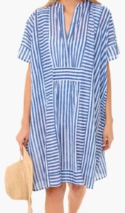Tuckernuck Blue Stripe Emerson Short Caftan