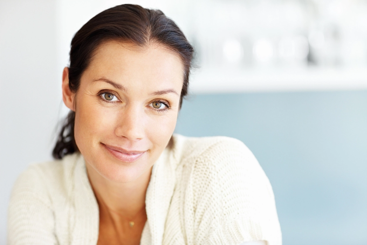 Beautiful woman that uses collagen for skincare