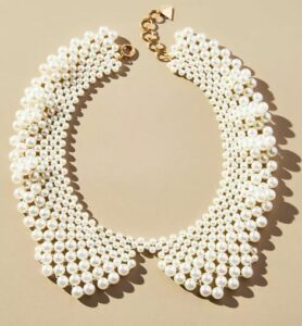 Anthropologie Pearlescent Collar Necklace