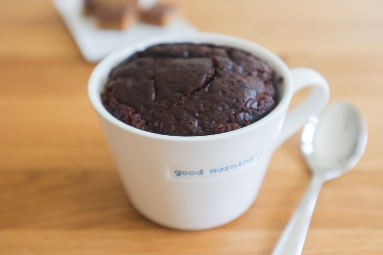 Chocolate cake in a mug recipe