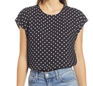Halogen Cap Sleeve Blouse