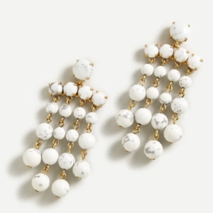 JCREW Candy dot chandelier earrings