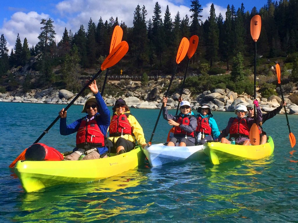 Kayaking Lake Tahoe California