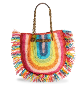Sac fourre-tout en raphia Chelsea Kurt Geiger