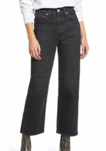 Ribcage High Waist Ankle Straight Leg Jeans