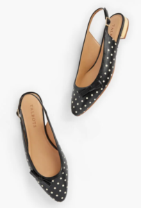 Talbots Edison Slingback Bow Flats