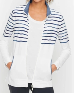 Talbots Wave Stripe Jacket