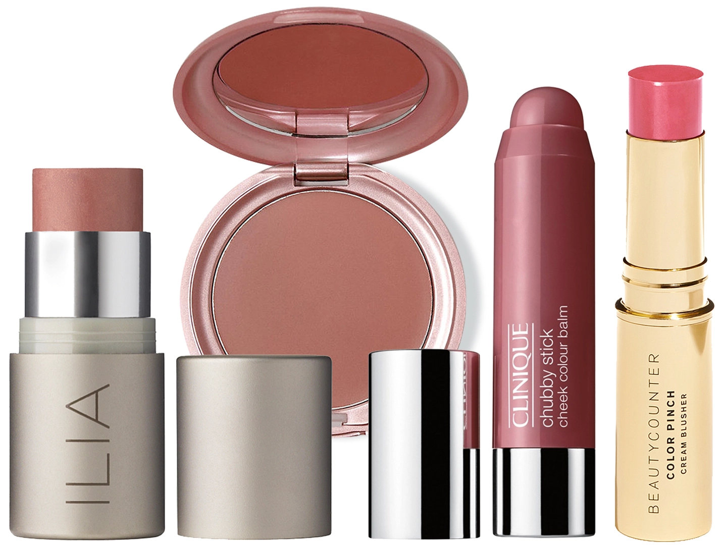 cream blush collage