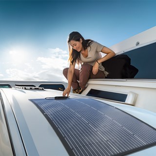 BougeRV Truck Solar panel