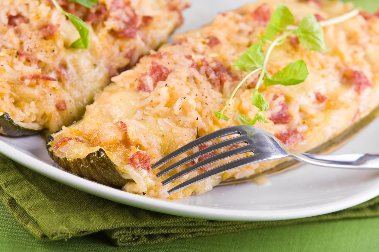 Stuffed Zucchini and Peppers Recipe