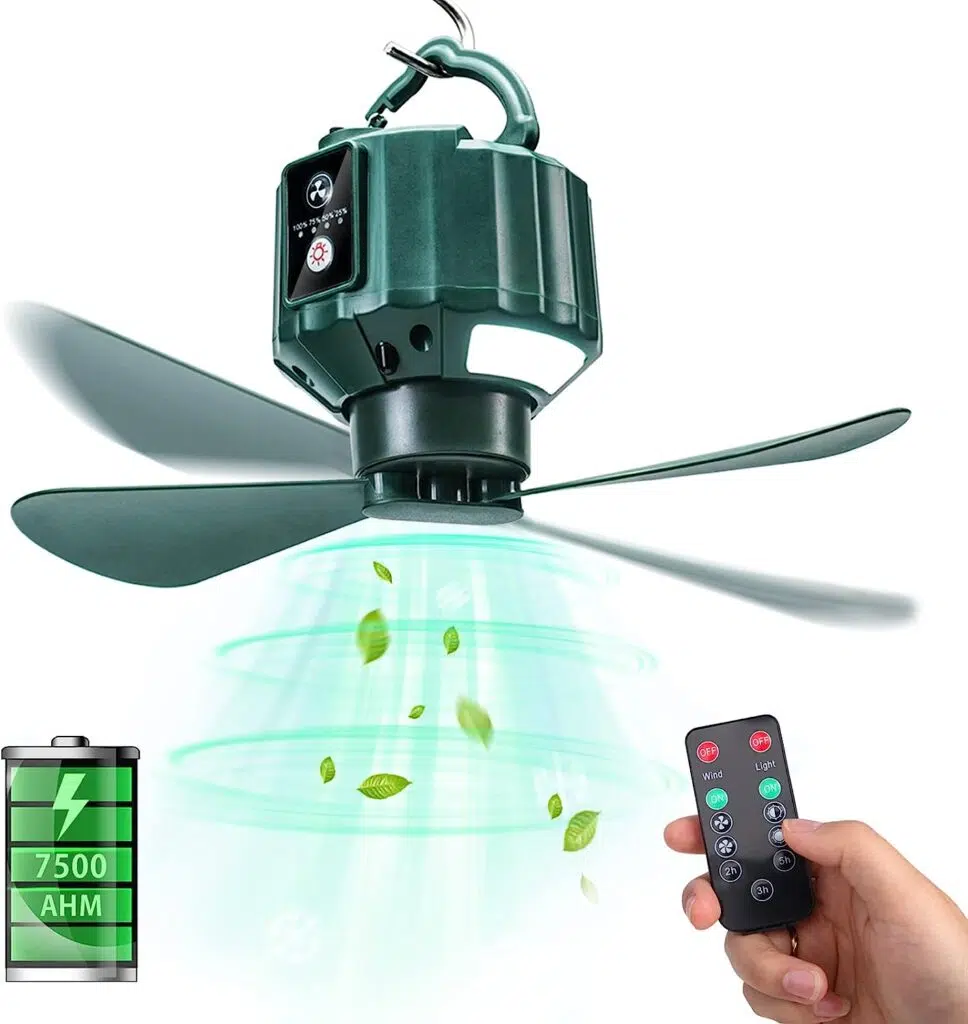 Tent Ceiling Fans for Camping