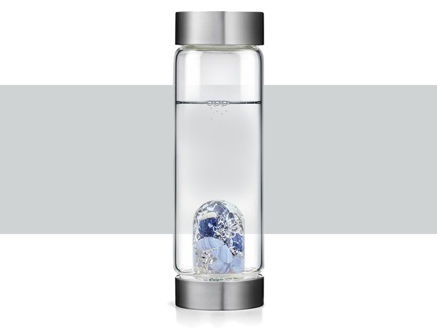 Balance crystal water bottle
