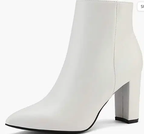 DREAM PAIRS Women's Chunky High Heel Ankle Booties