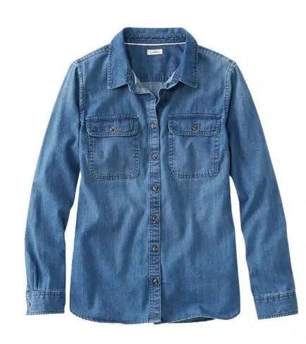 L.L. Bean Heritage Washed Denim Shirt