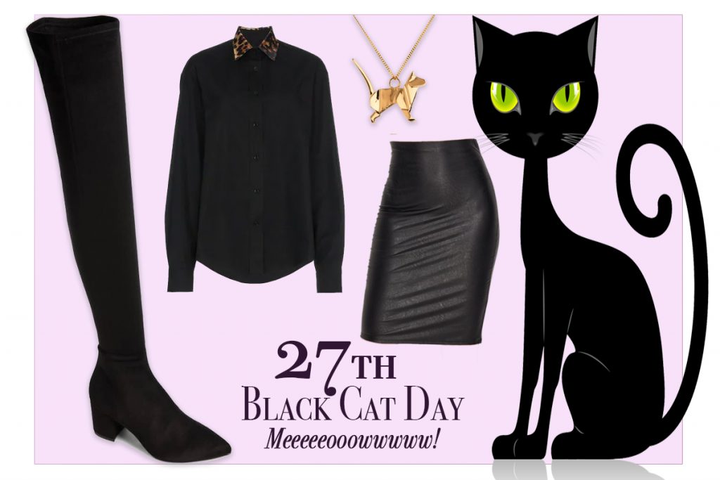 Oct Fashion Agenda-October 27th Black Cat Day