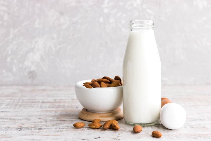 Try almond milk instead of cow's milk