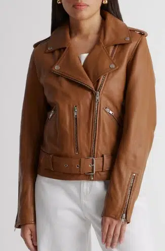 100% Leather Motorcycle Jacket