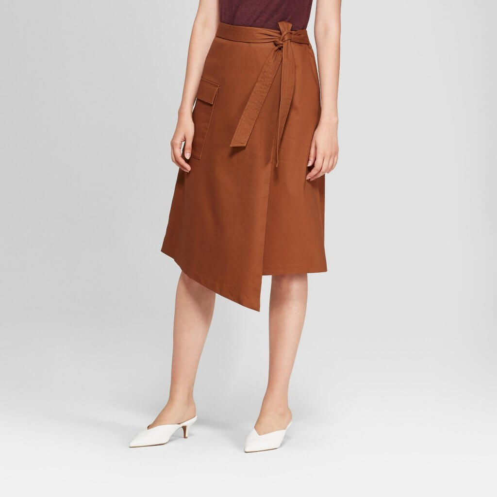 Asymmetrical Wrap Skirt
