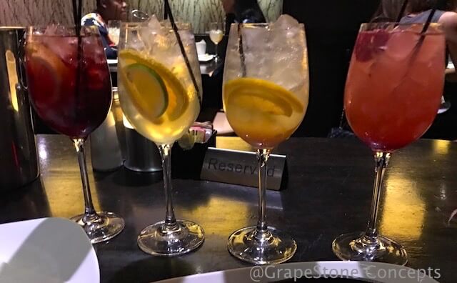 Cooper's Hawk Sangria Flight